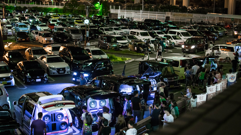 Illustration for article titled You Aren't Prepared For What You'll See At Japan's Craziest Parking Lot